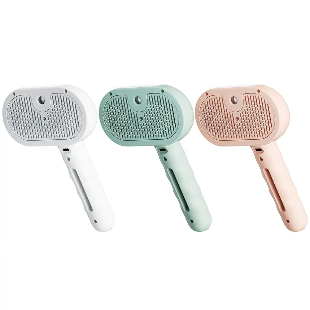 Shunmaii 3in1 Cat Steam Grooming Brush With Release Button