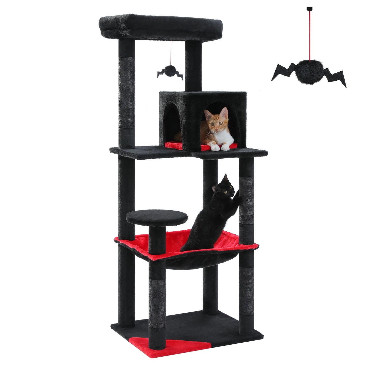 PAWZ Road Five Level Cat Tree With Scratching Posts