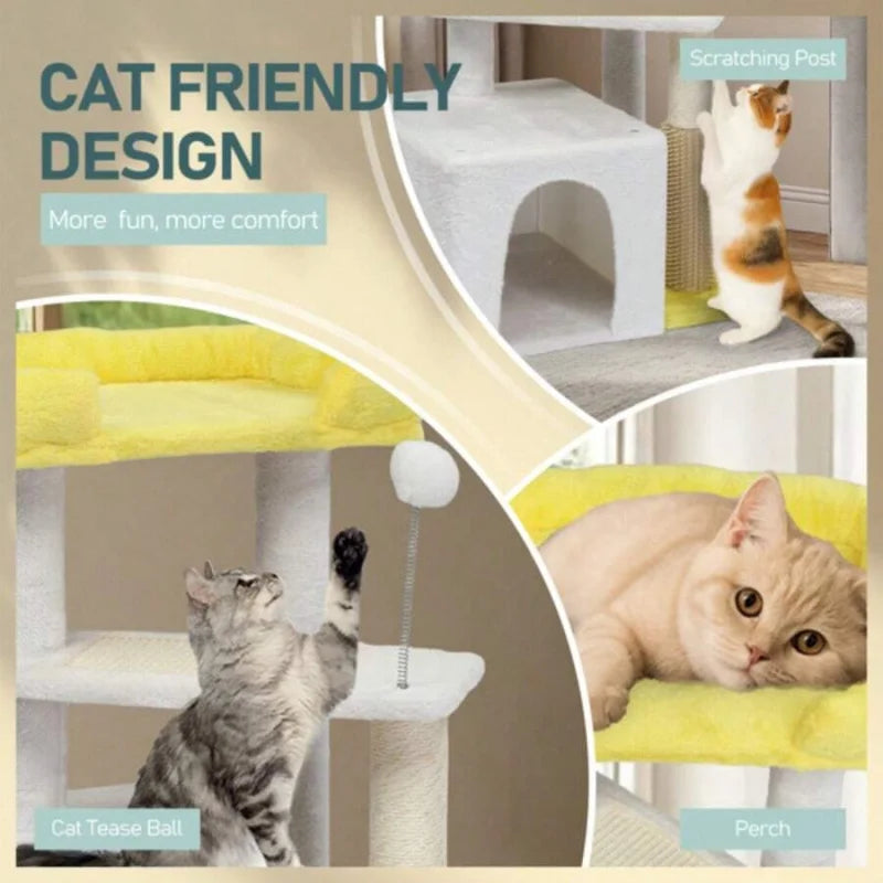 Multi-Level Cat Climbing Frame