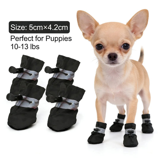Small Dog Puppy Shoes Waterproof Anti Slip Boots For Puppies