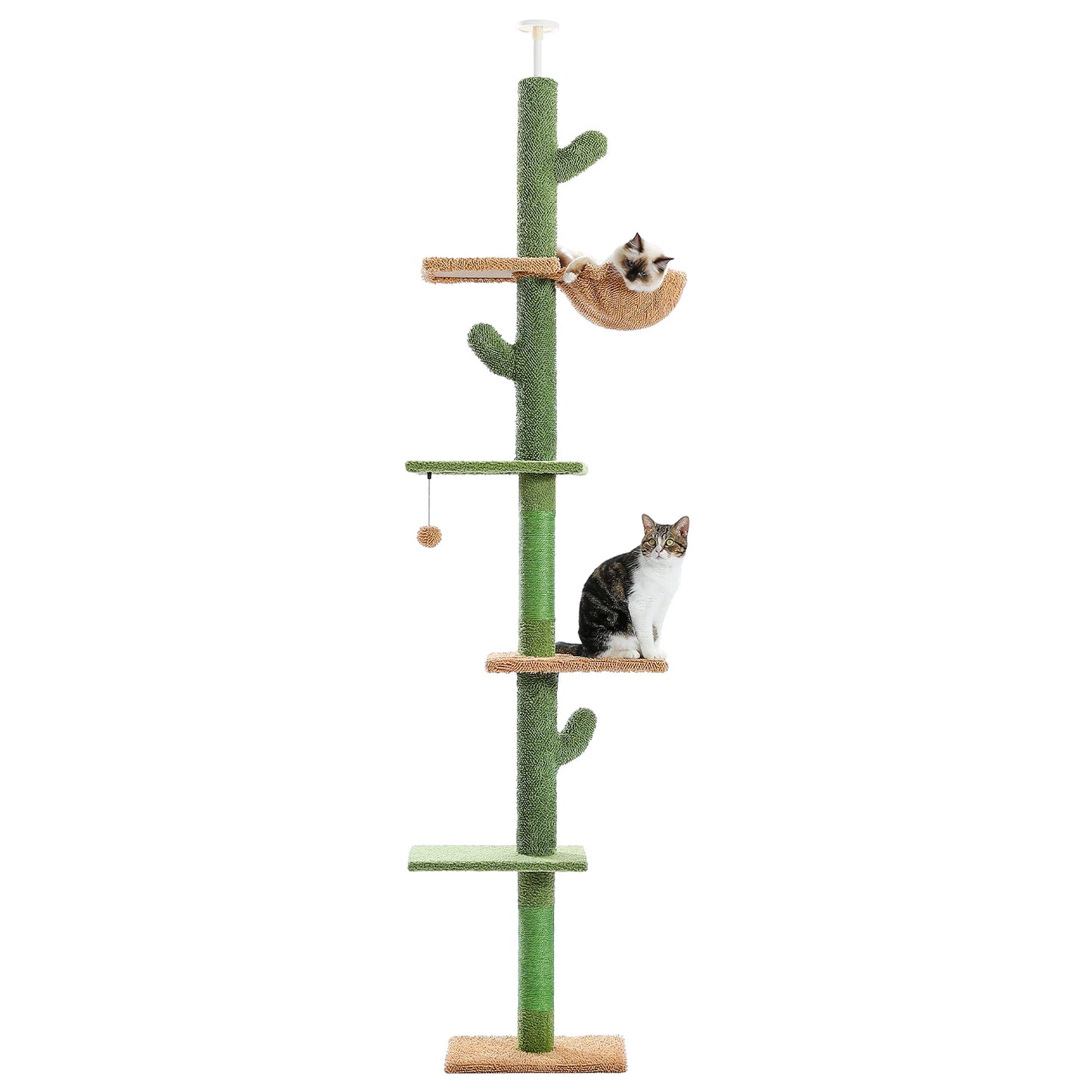 PAWZ Road Cat Tree Tower With Scratching Post Hammock