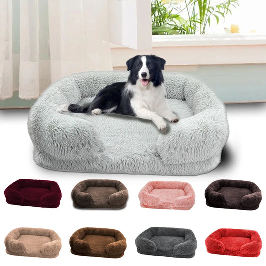 Orthopedic Thickened Dog Bed For Large Dogs With Washable Cover