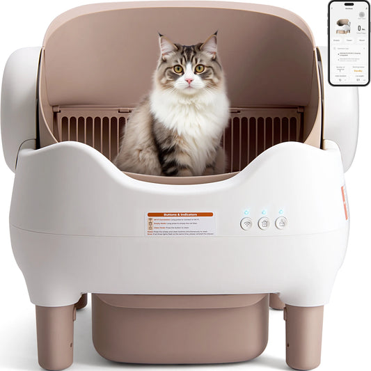 Lunapurr App-Controlled Self-Cleaning Cat Litter Box