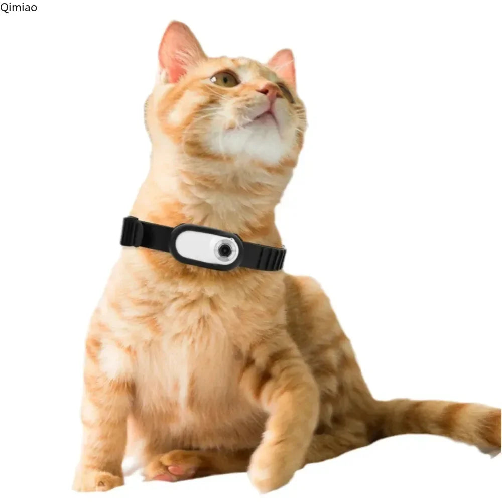 LISMCN Portable Pet Camera 1080p HD Detachable Collar Cam
